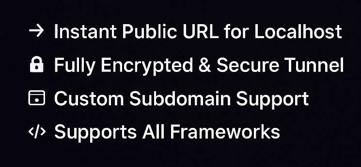 Atrox Tunnels – Developer-Friendly Localhost Tunneling Service  39₹/month